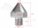 Nozzle for 3D printers / Makerbot MK8 M5 1,75mm/0,4mm